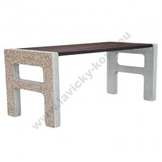 Betónový stôl  typ L<br> <small>(mobilný)</small>