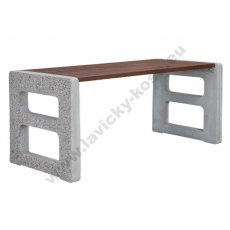 Betónový stôl  typ L/K<br> <small>(mobilný s kotvením)</small>